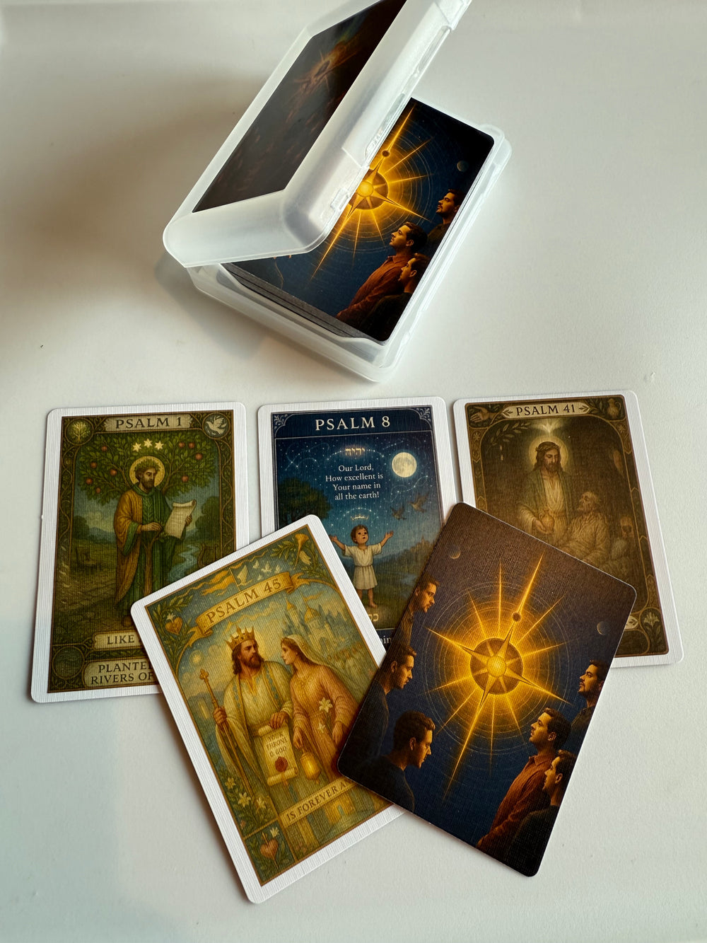 Illuminated Psalms 1–50 card set